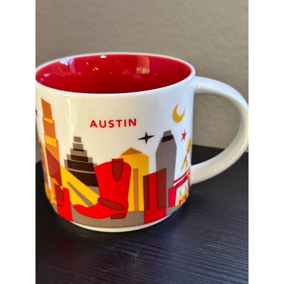 Austin Starbucks You Are Here mug 14oz 2017 – Preloved, great condition - Picture 1 of 7